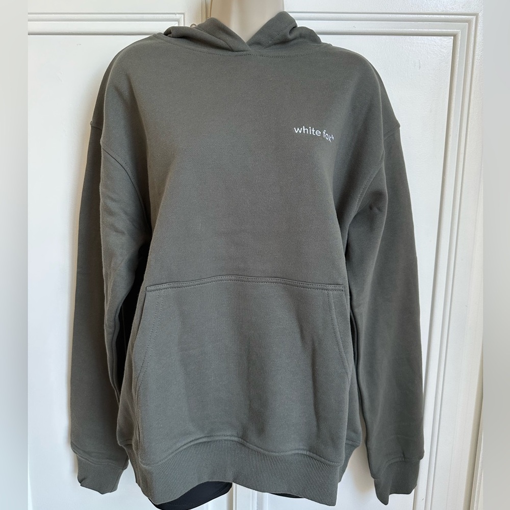 White Fox Boutique Do What It Takes Hoodie Slate. Size S/M